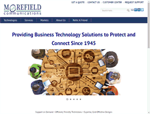 Tablet Screenshot of morefield.com